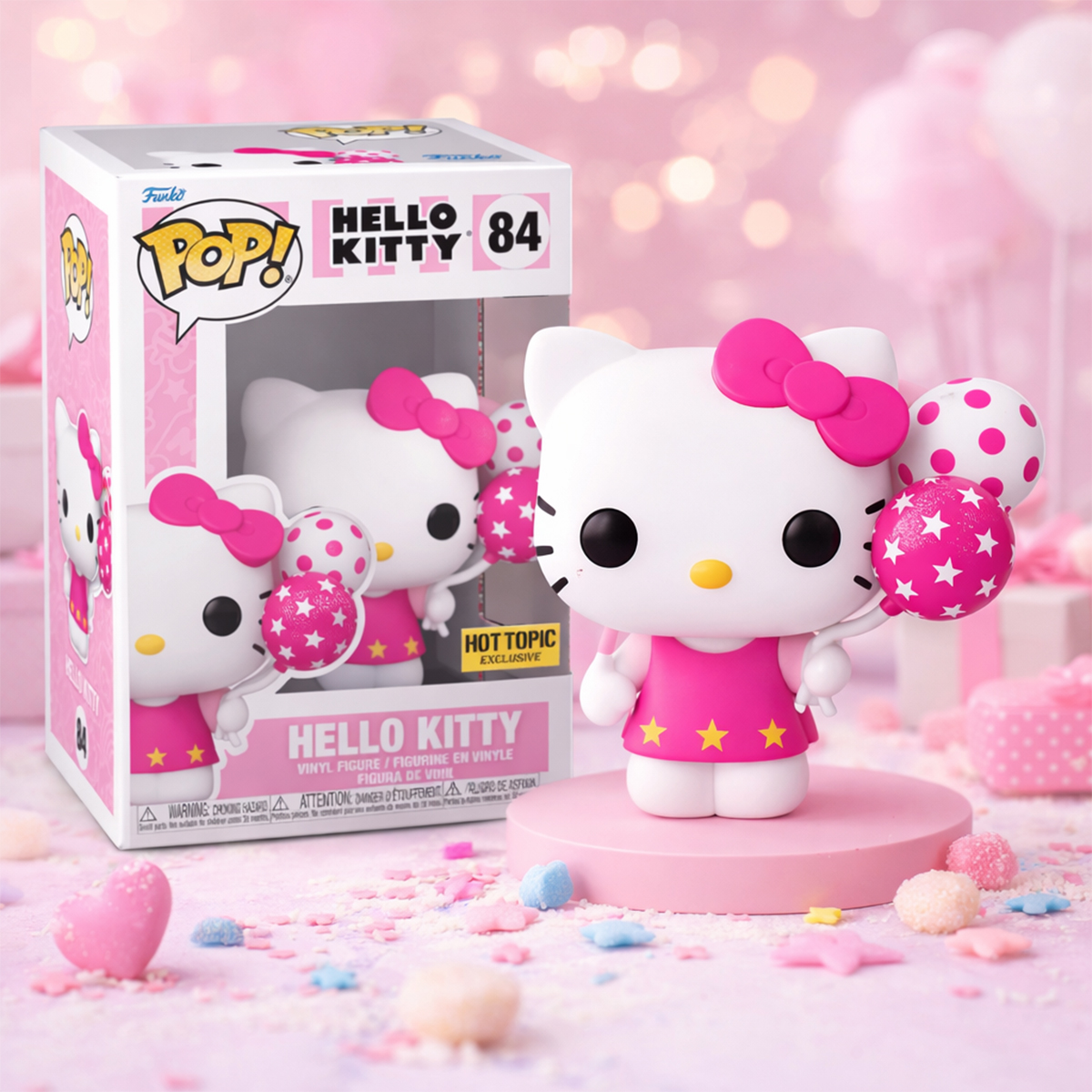 Funko POP! Hello Kitty Action Figure - Hello Kitty with Balloons