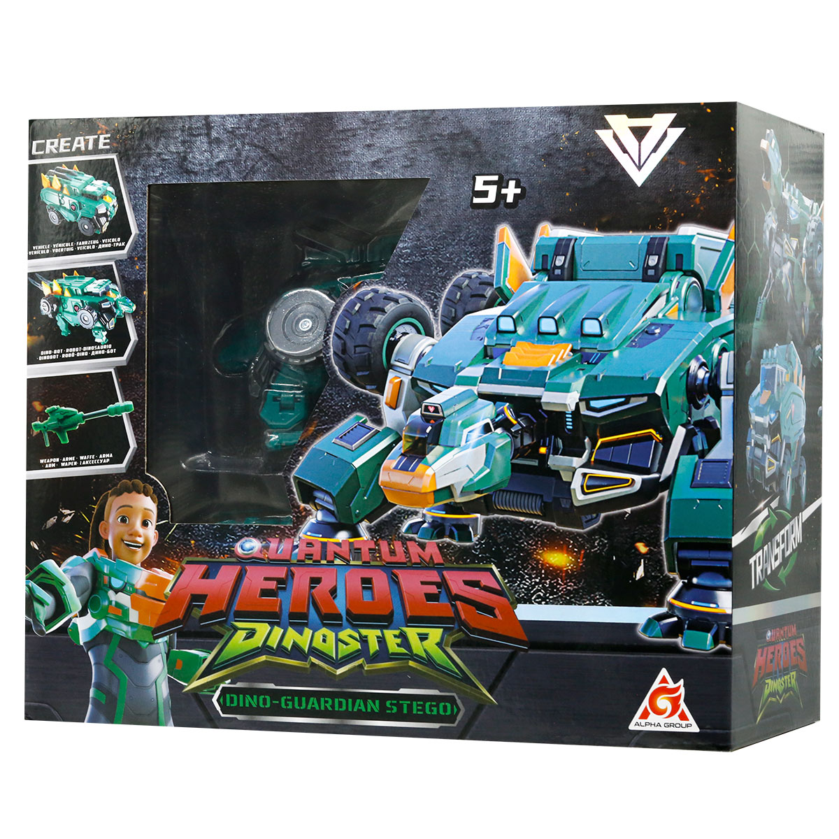 Dinoster Transforming Dinosaur - Mega Dino Guardian Stego