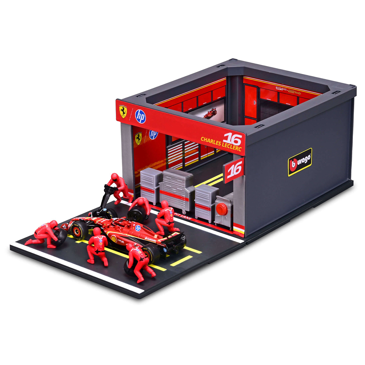 Ігровий набір - Pit Pass Ferrari SF-24 (1:43) Ігровий набір - Pit Pass Ferrari SF-24 (1:43)