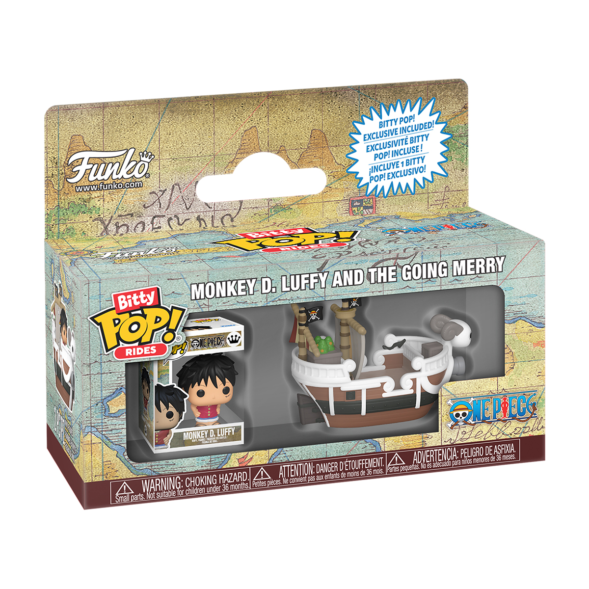 Bitty POP! Rides Figure Set, Big Score Series - Luffy and Going Merry