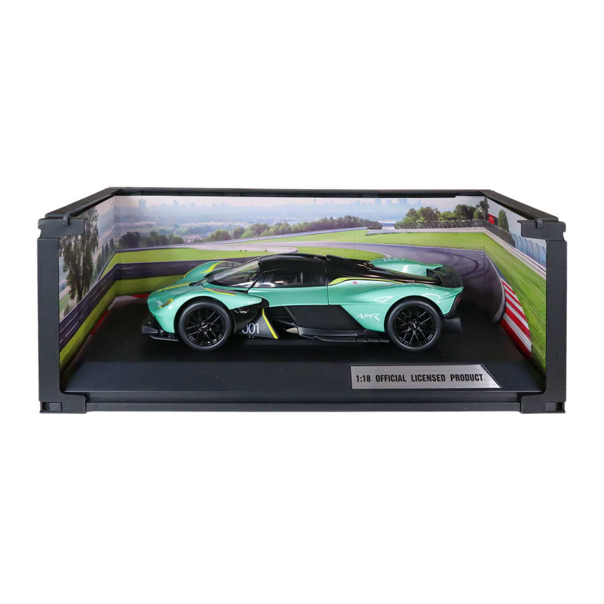 Автомодель - Aston Martin Valkyrie (зеленый, 1:18)