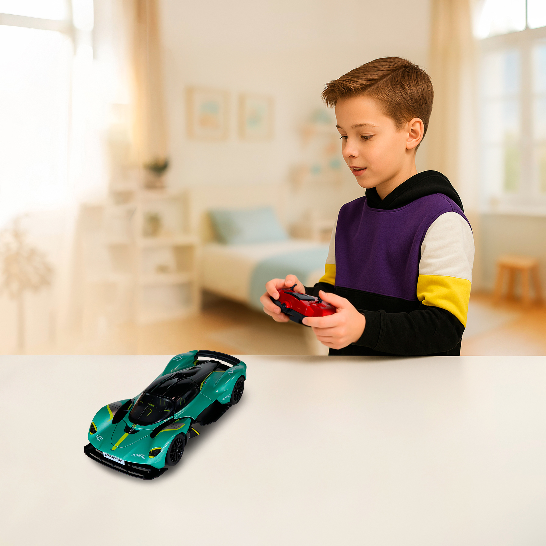 KS Drive RC Car - Aston Martin Valkyrie (1:24, 2.4 GHz, sage) KS Drive RC Car - Aston Martin Valkyrie (1:24, 2.4 GHz, sage)