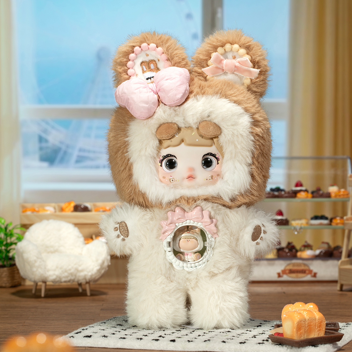 Коллекционная мягкая игрушка с кольцом POP TOP Hi TOY серии Nommi - Сладусики Коллекционная мягкая игрушка с кольцом POP TOP Hi TOY серии Nommi - Сладусики