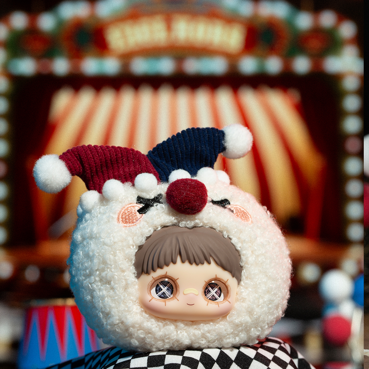 Коллекционная мягкая игрушка с кольцом POP TOP Hi TOY серии MayMei - Безумный цирк Коллекционная мягкая игрушка с кольцом POP TOP Hi TOY серии MayMei - Безумный цирк