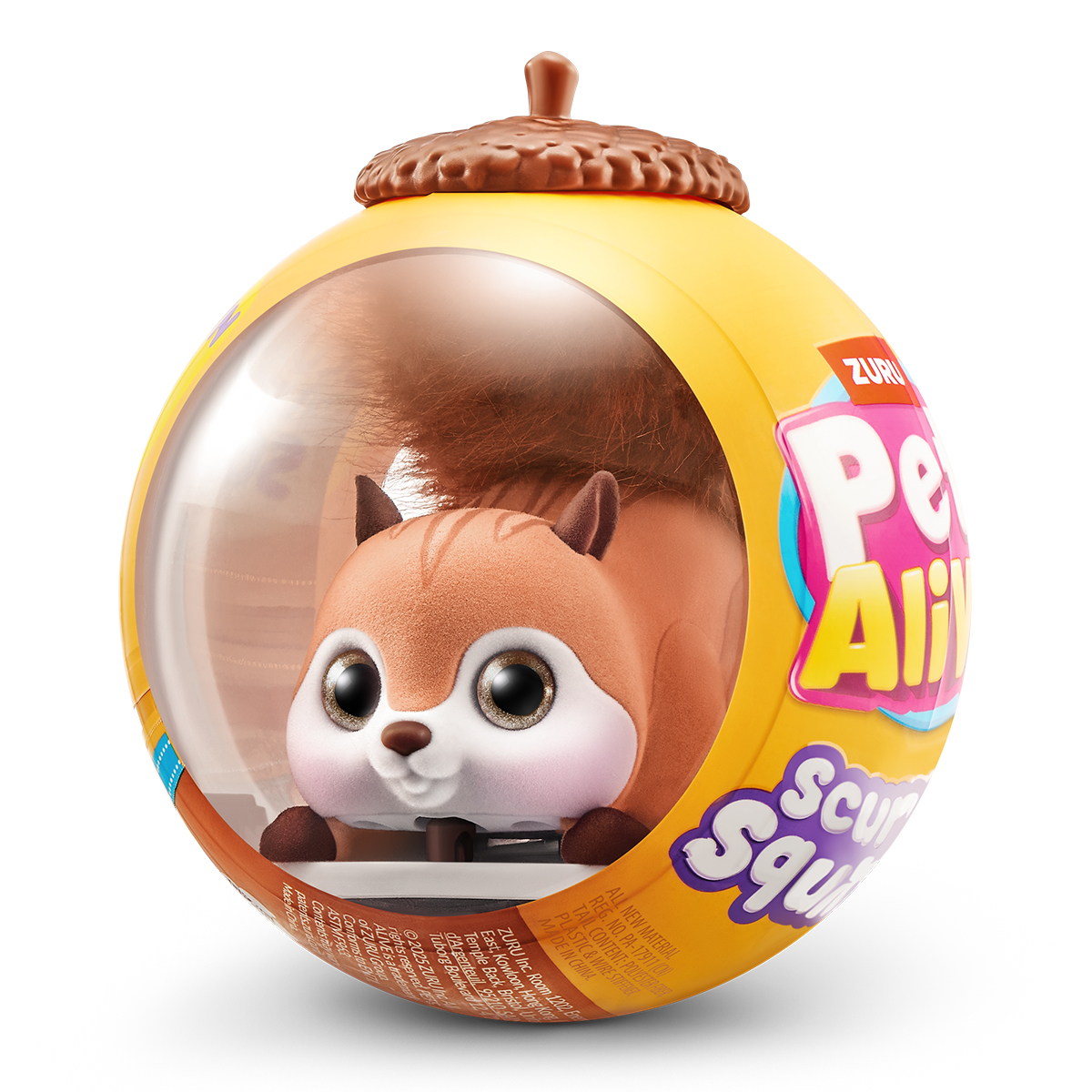 Pets Alive S1 Interactive Toy – Squirrel (Brown)