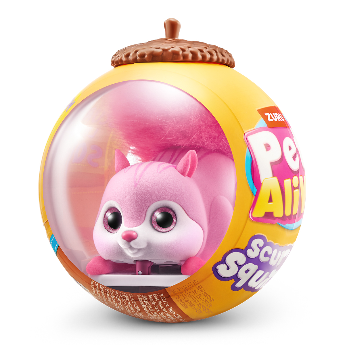 Pets Alive S1 Interactive Toy – Squirrel (Pink)