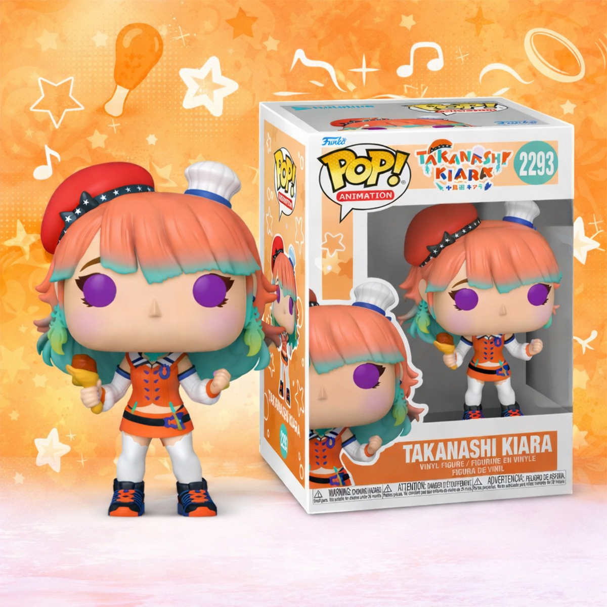 Funko POP! Hololive Series Action Figure - Kiara Takanashi Funko POP! Hololive Series Action Figure - Kiara Takanashi