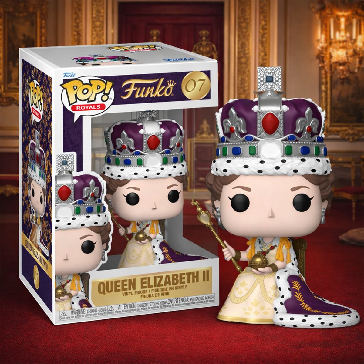 Funko POP! Coronation of Queen Elizabeth II Action Figure Funko POP! Coronation of Queen Elizabeth II Action Figure