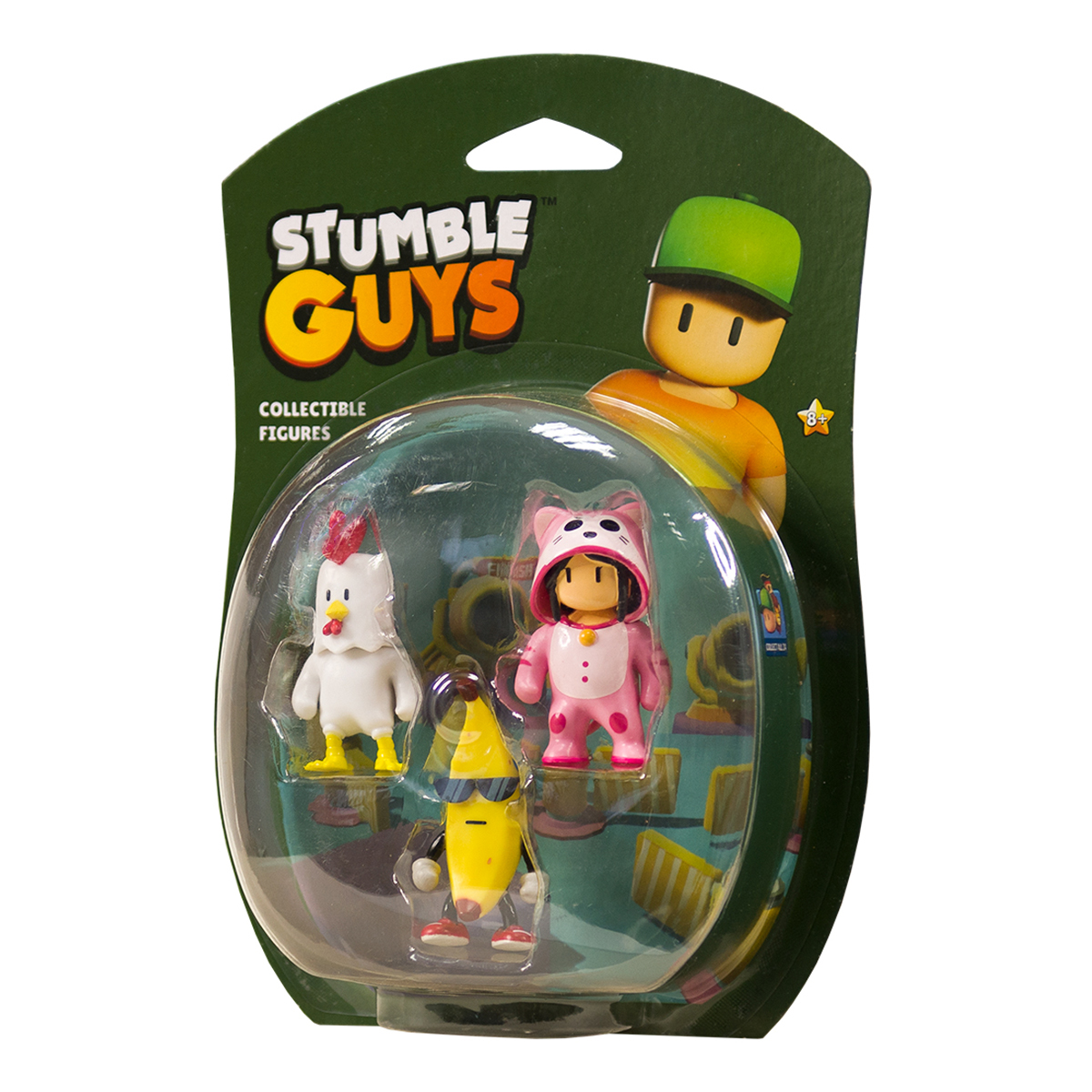 Stumble Guys Collectible Figure Set - Chicken, Banana, Meowmer