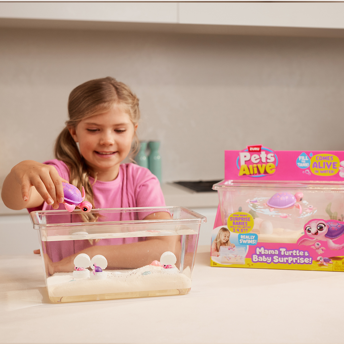 Pets Alive Interactive Playset - Mama Turtle with a Surprise
