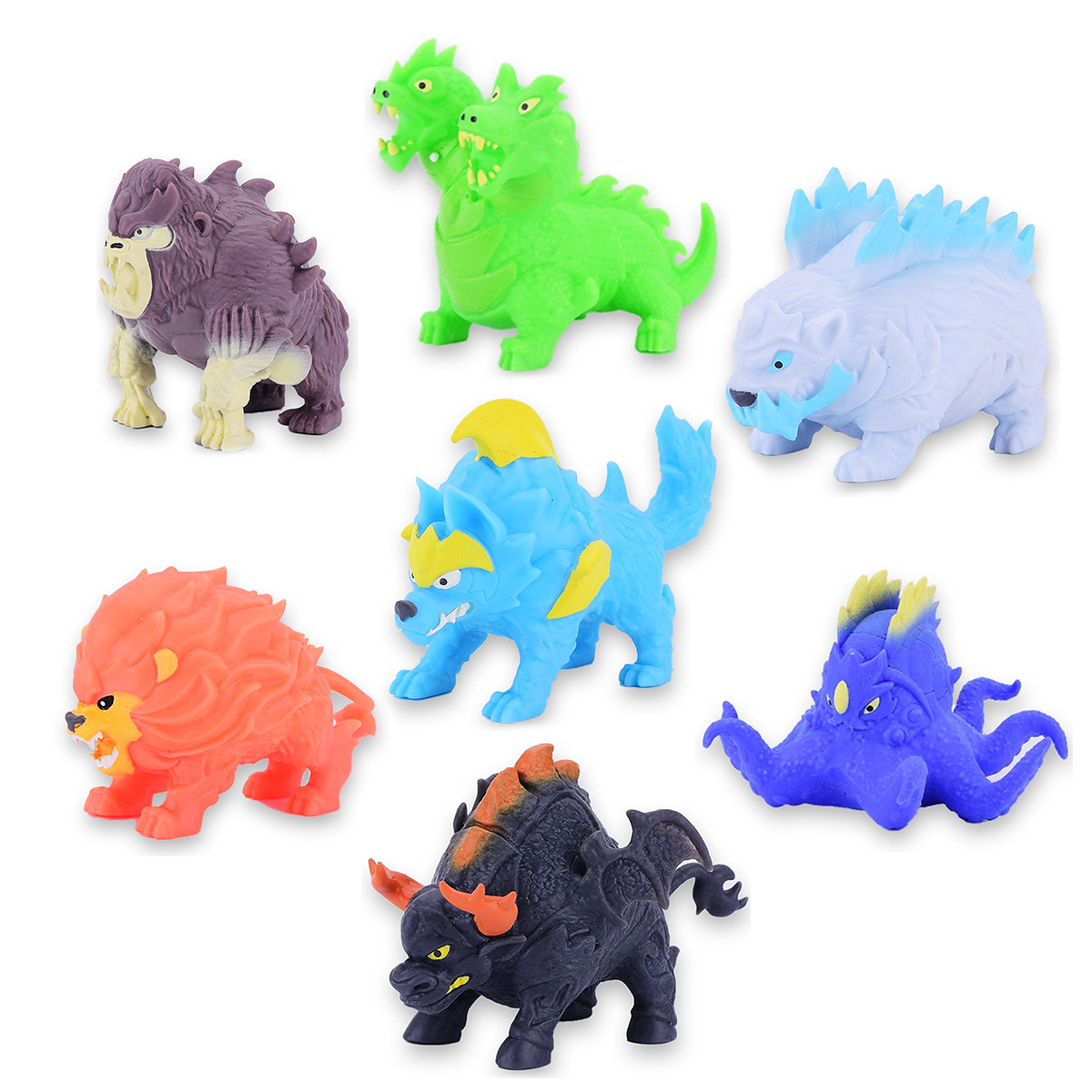 Display of stretch toys from the Legend of Animals Maxi series – Guardians of the Elements (10 pcs) Display of stretch toys from the Legend of Animals Maxi series – Guardians of the Elements (10 pcs)