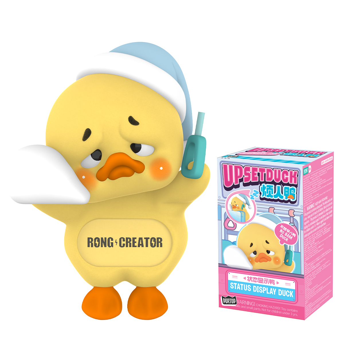 POP TOP 1983toys Upset Duck Collectible Figure - Special Mood