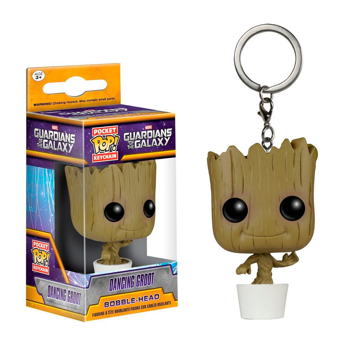 Funko POP! Guardians of the Galaxy Vol. 1 figure on clip - Dancing Groot