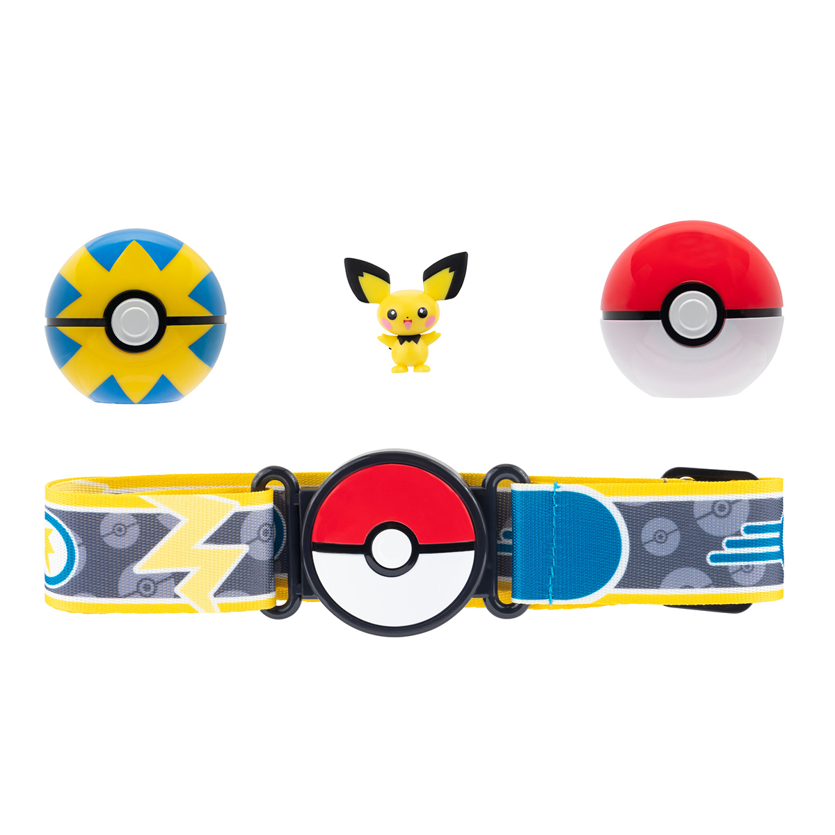 Pokemon W15 Game Set - Pichu Belt with Poké Balls Pokemon W15 Game Set - Pichu Belt with Poké Balls