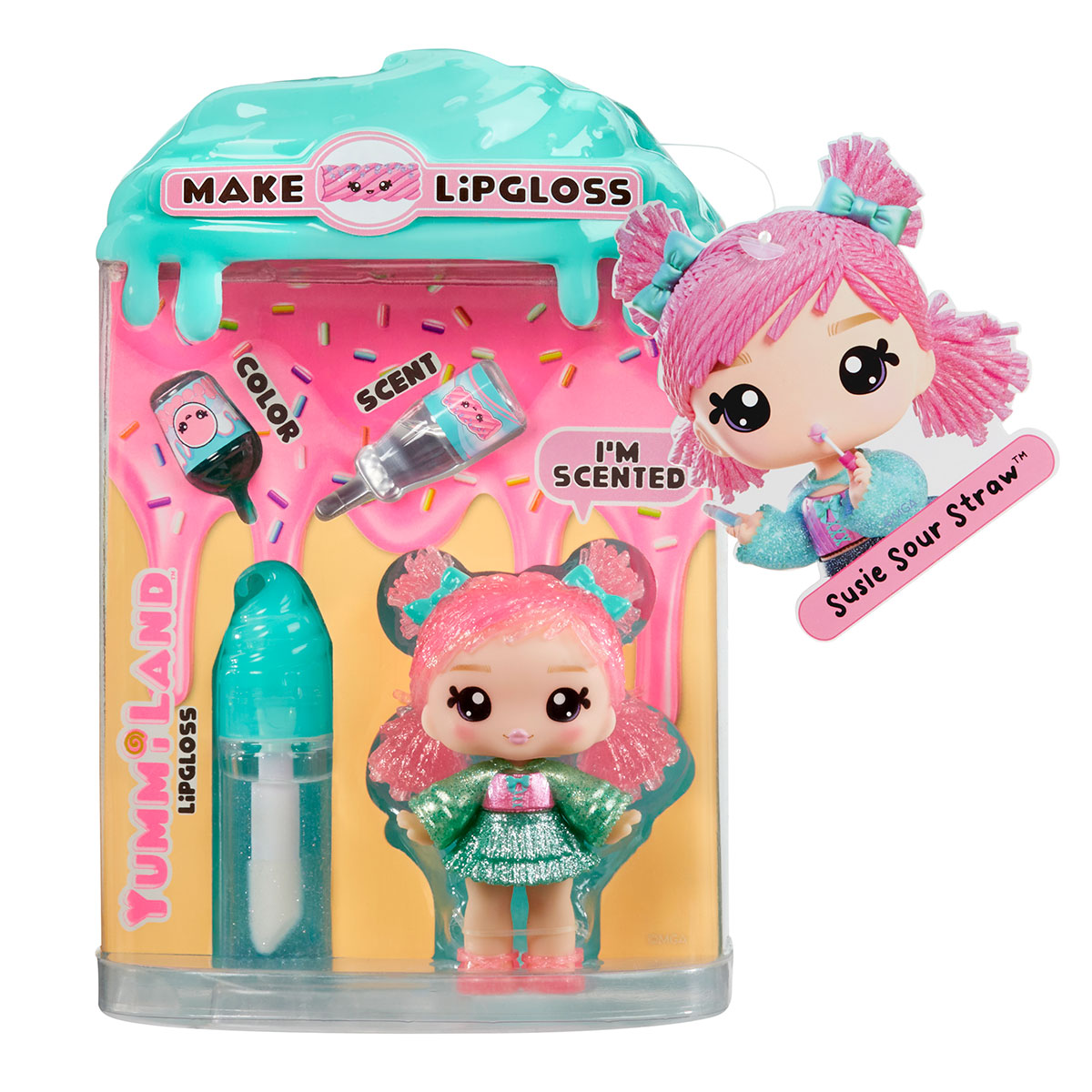 Play set with doll and lip gloss Yummiland S2 - Susie Sauer Straw