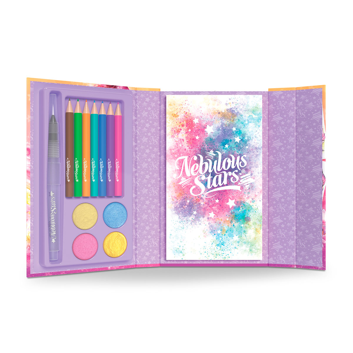 Art kit - Coloring with water, white sheets: Take it on the road