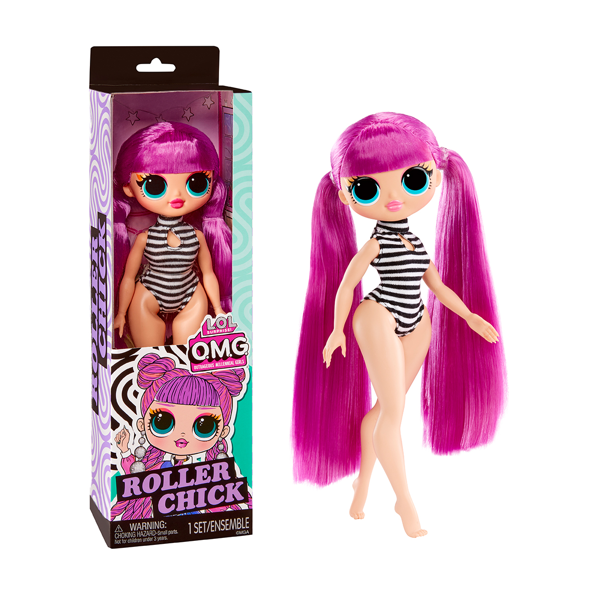 L.O.L. Doll. SURPRISE! OPP O.M.G. Series - Roller Lady (with accessories)
