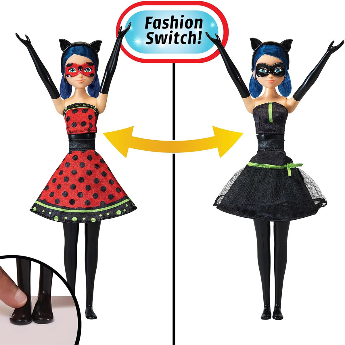 Interactive doll Ladybug and Cat Noir - Designer transformation of Ladybug Interactive doll Ladybug and Cat Noir - Designer transformation of Ladybug