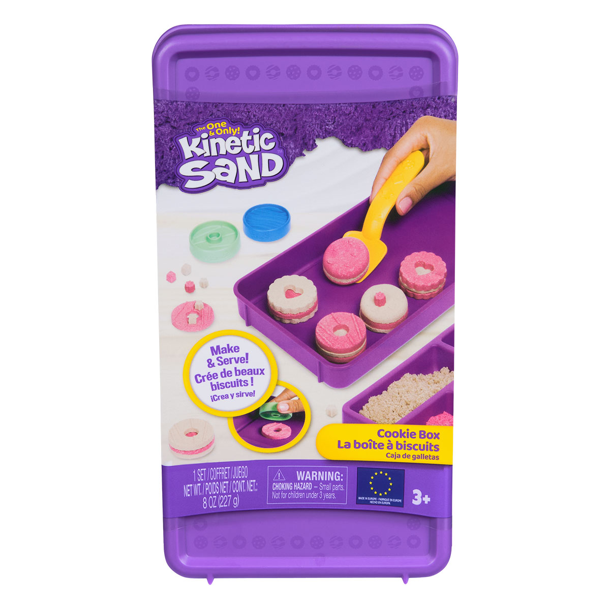 Kinetic Sand Colored Cookies Sand Set for Kids' Creativity