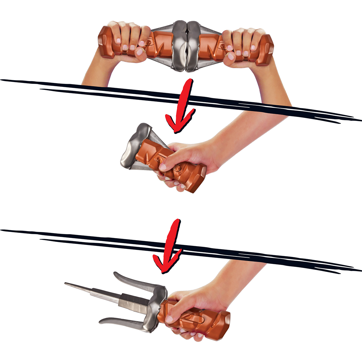 Movie III Toy Weapon Set - Sai Dagger Movie III Toy Weapon Set - Sai Dagger