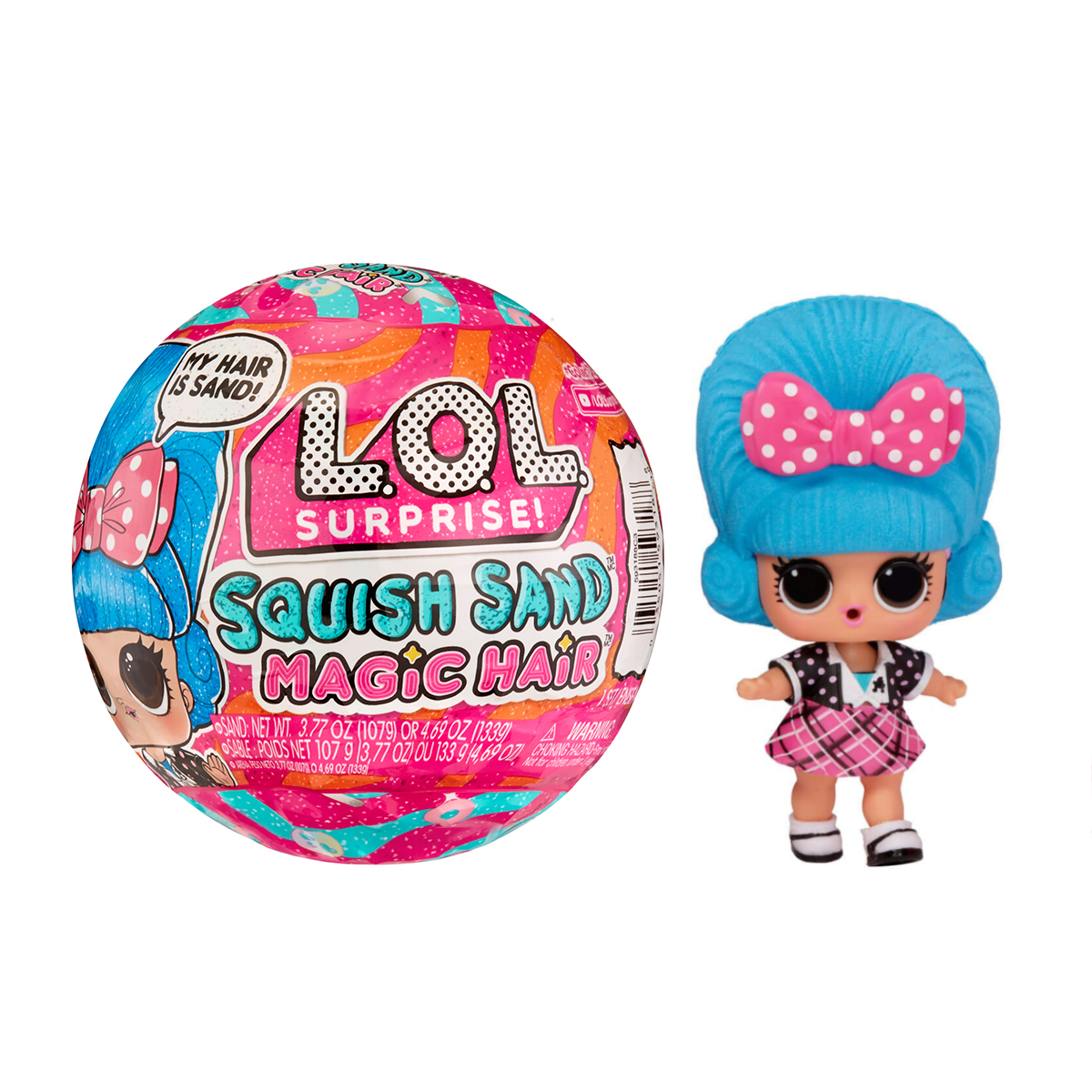 LOL SURPRISE! Squish Sand Doll Playset - Magical Hairstyles