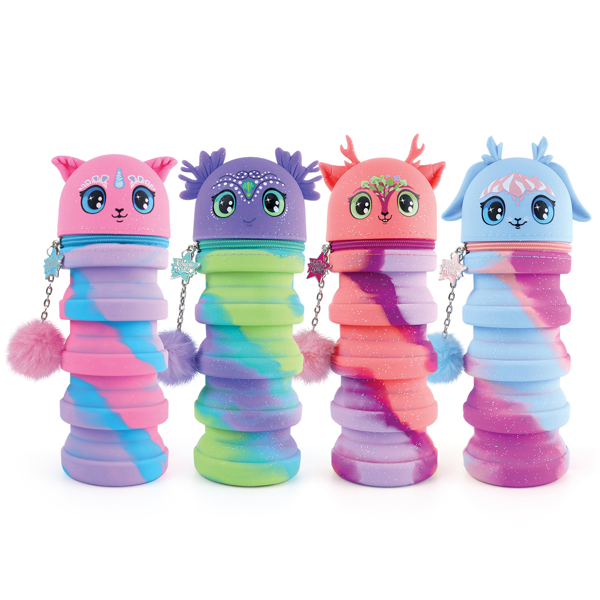 Soft vertical pencil case of the Star Friends series – Stella Soft vertical pencil case of the Star Friends series – Stella