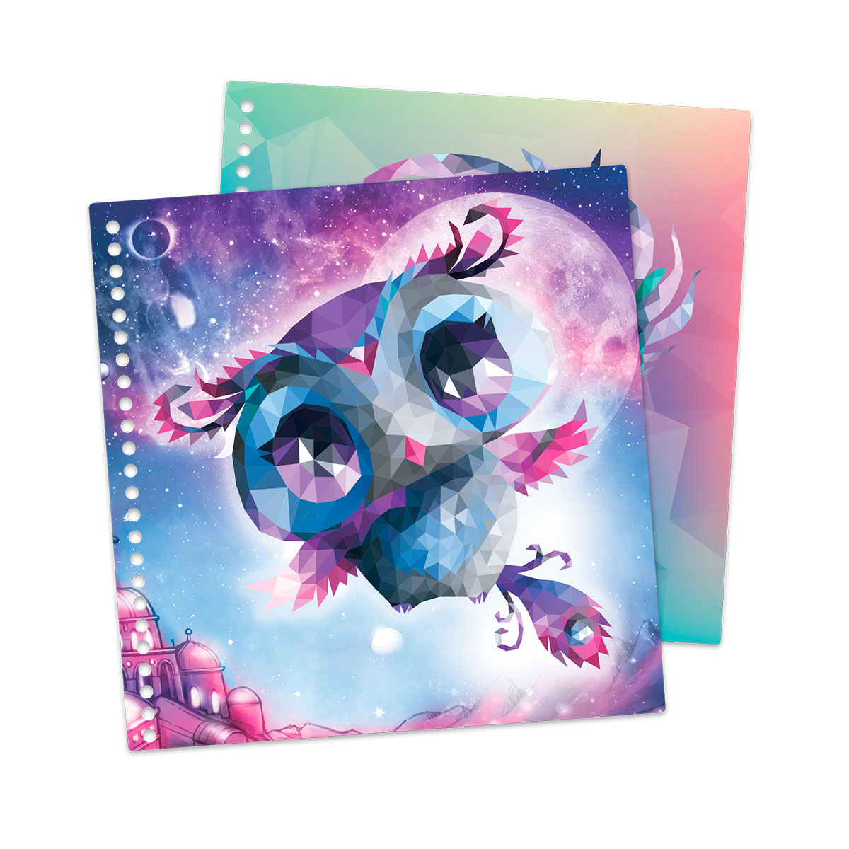 Art kit - Sketchbook: Stickers by numbers