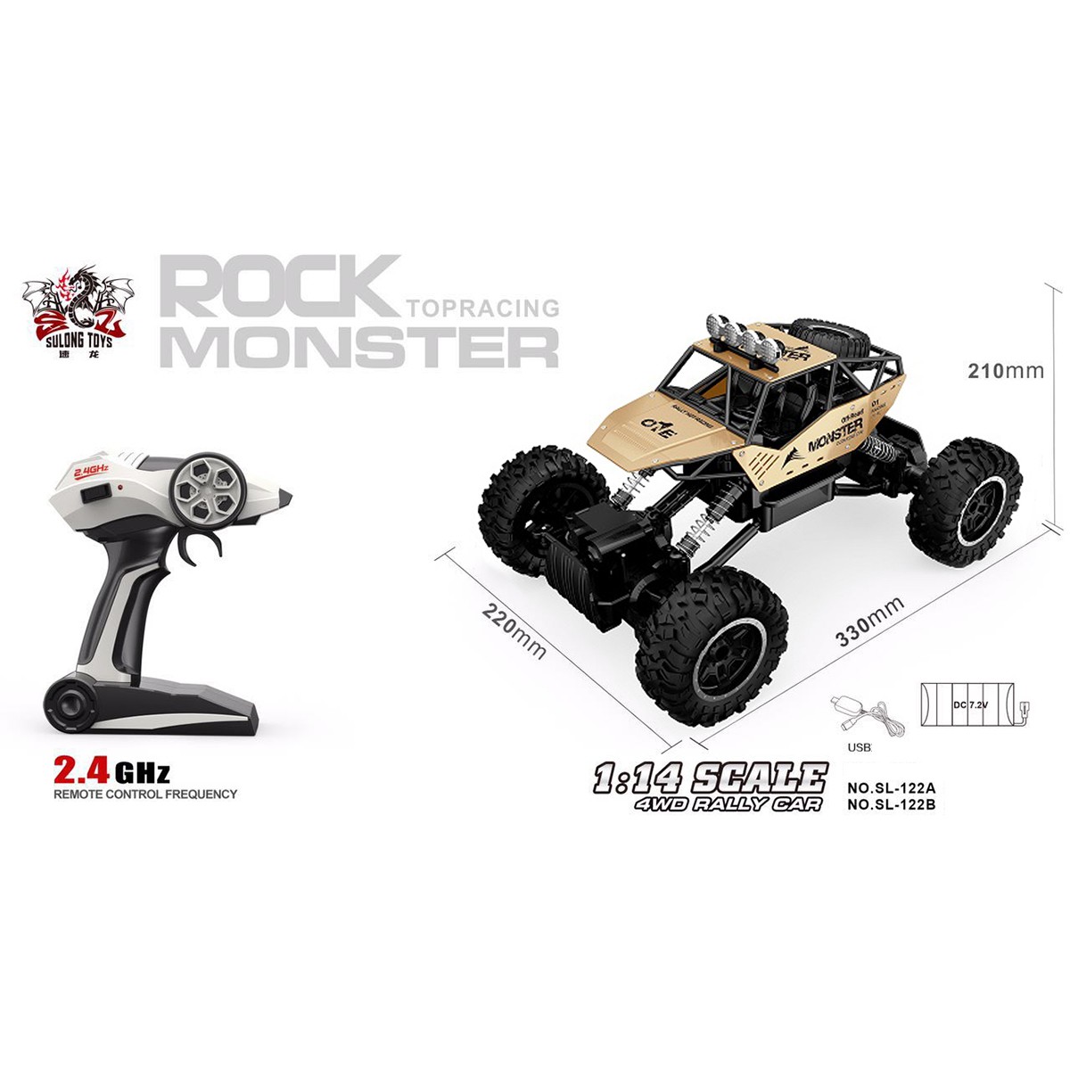 Off-Road Crawler Remote Control Car – Force