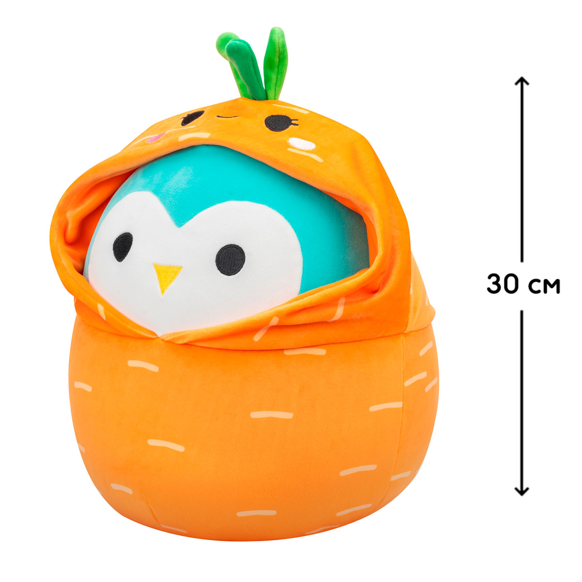 Мягкая игрушка Squishmallows - Сова Винстон (30 cm, в одежде) Мягкая игрушка Squishmallows - Сова Винстон (30 cm, в одежде)