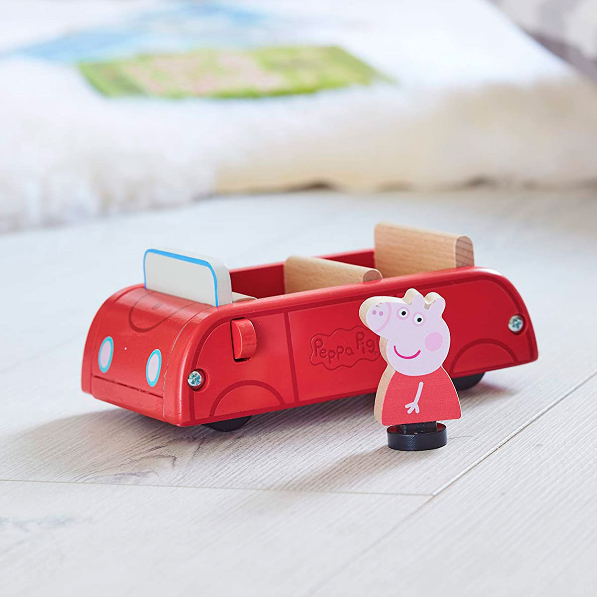 Peppa Wooden Playset - Peppa Car Peppa Wooden Playset - Peppa Car