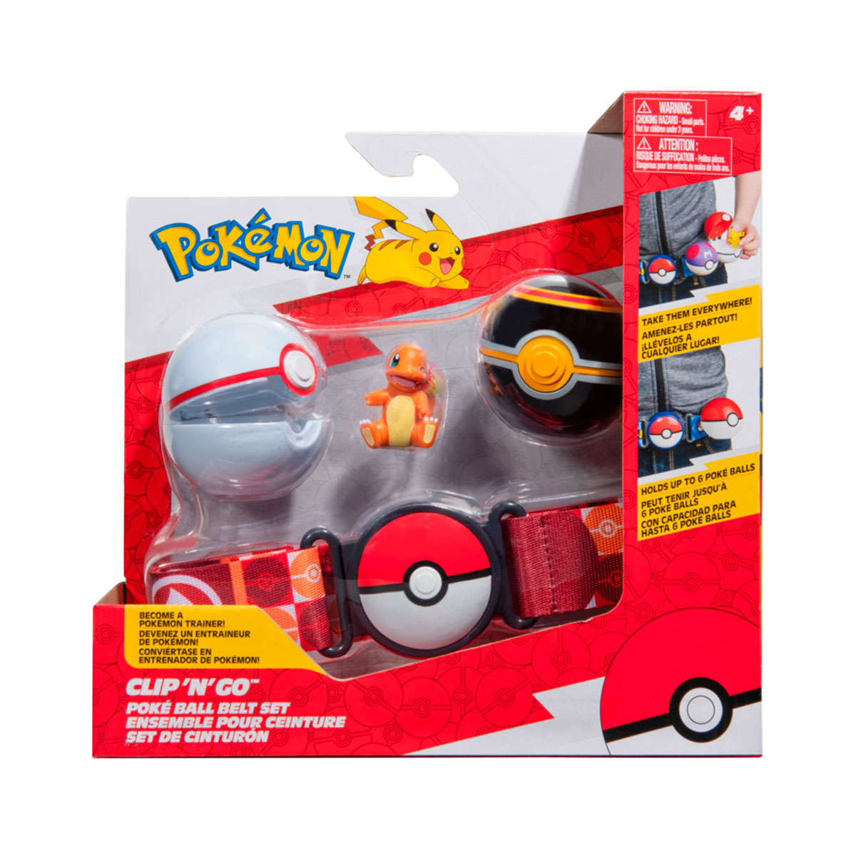 Pokemon W14 Game Pack - Poké Ball Belt Charmander