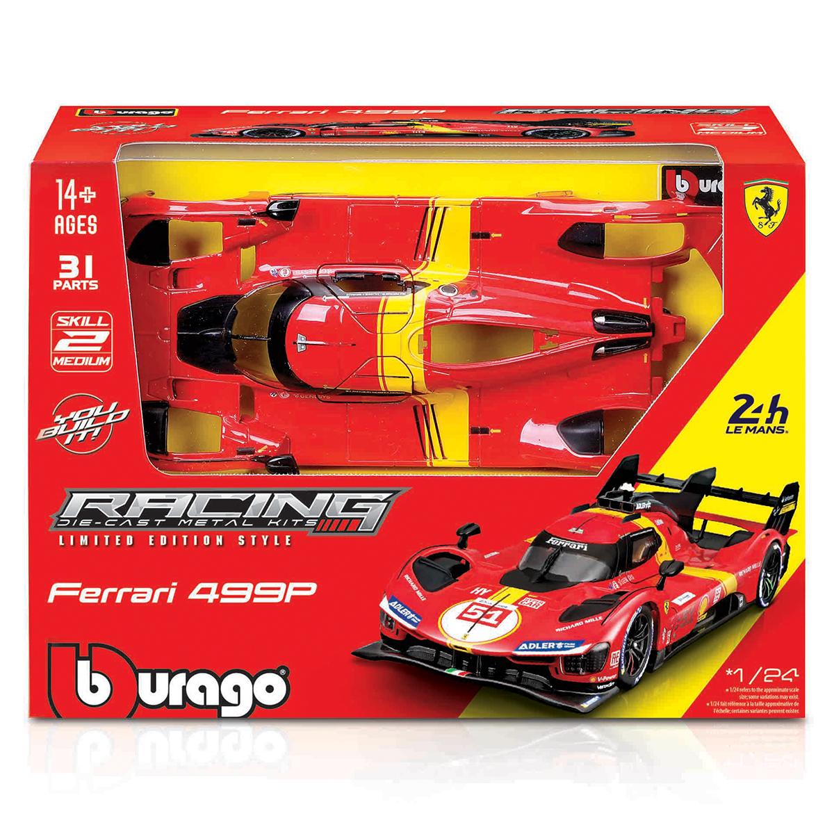 Ferrari 499P LMH Car Kit (1:24)