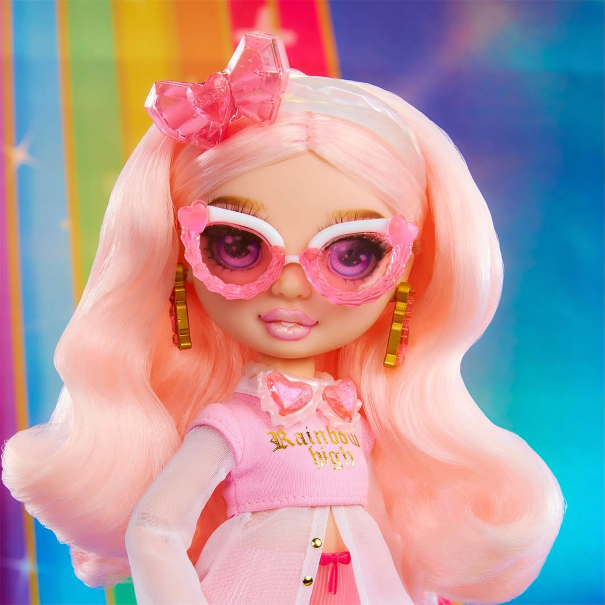 Игровой набор с куклой Rainbow High серии Creative Crystals - Белла