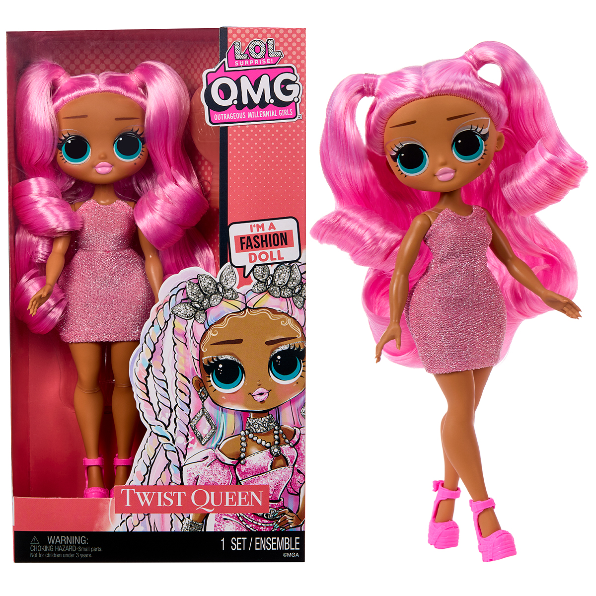 L.O.L. Surprise doll! OPP O.M.G. Series – Queen Twist