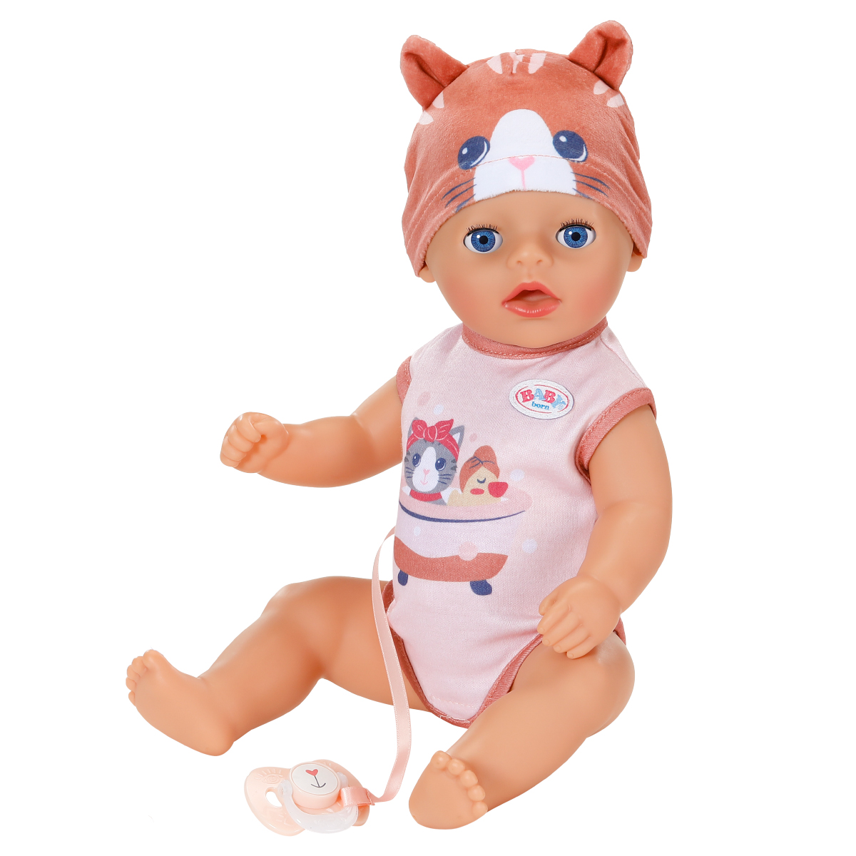 Baby Born doll – Lena in a cat costume (36 cm)
