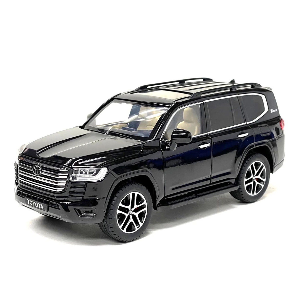 Car Model - Toyota Land Cruiser (Black, 1:24)
