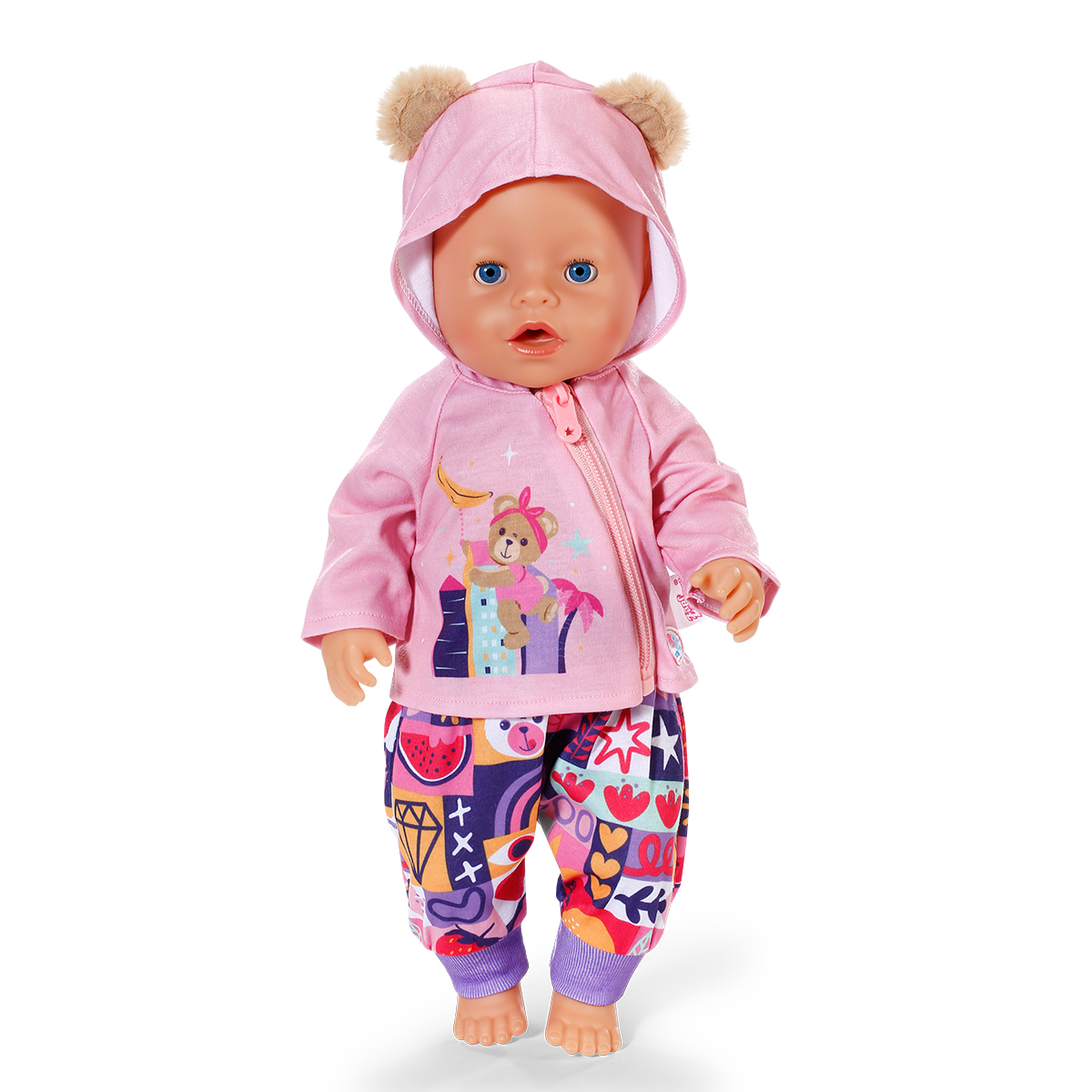 Baby Born Doll Outfit Set – Cute Teddy Bear (43cm)
