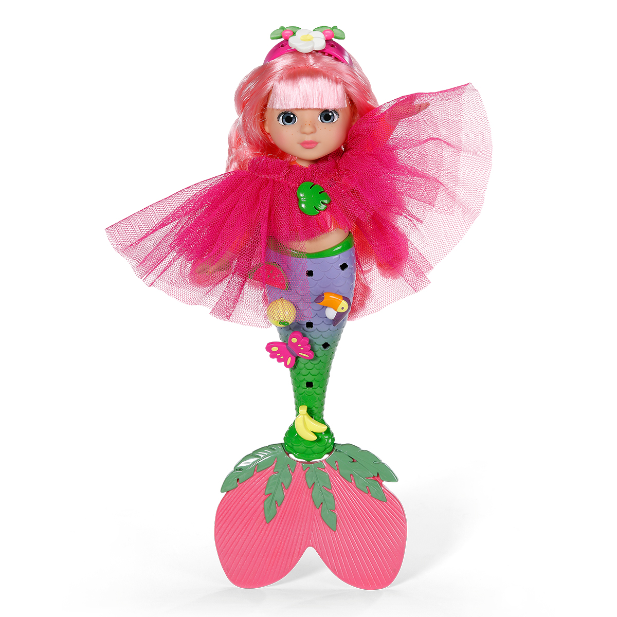 Baby Born Glam Up Doll – Mermaid Sunshine (28 cm)