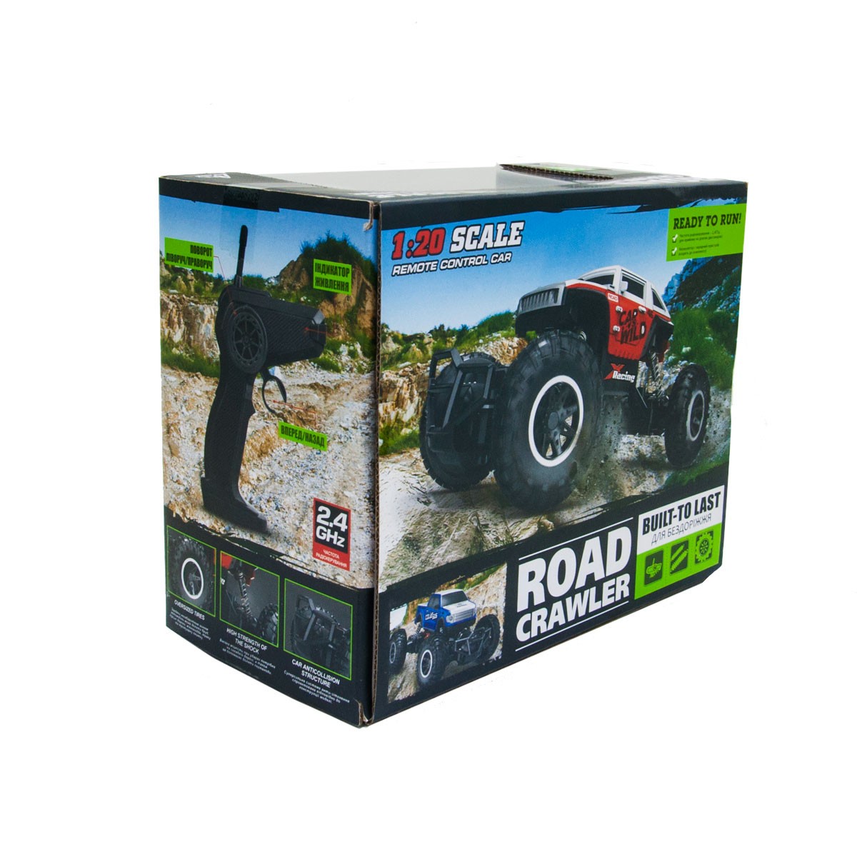 Off-Road Crawler RC Car vs. Wild (Red) Off-Road Crawler RC Car vs. Wild (Red)