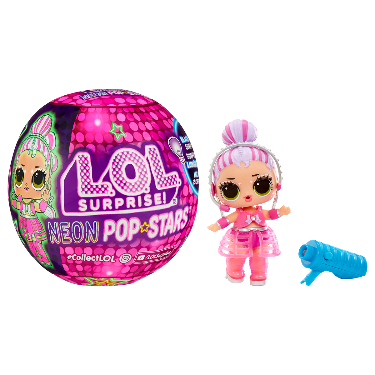 LOL Surprise! Neon Pop Stars Doll Playset