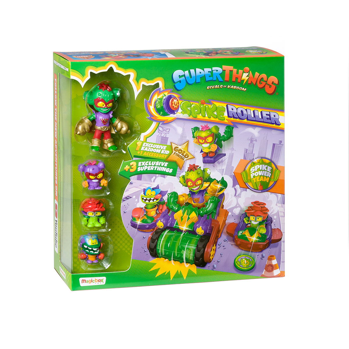 Игровой набор Superthings «Kazoom Kids» S1 – Спайк-роллер Кактус Игровой набор Superthings «Kazoom Kids» S1 – Спайк-роллер Кактус