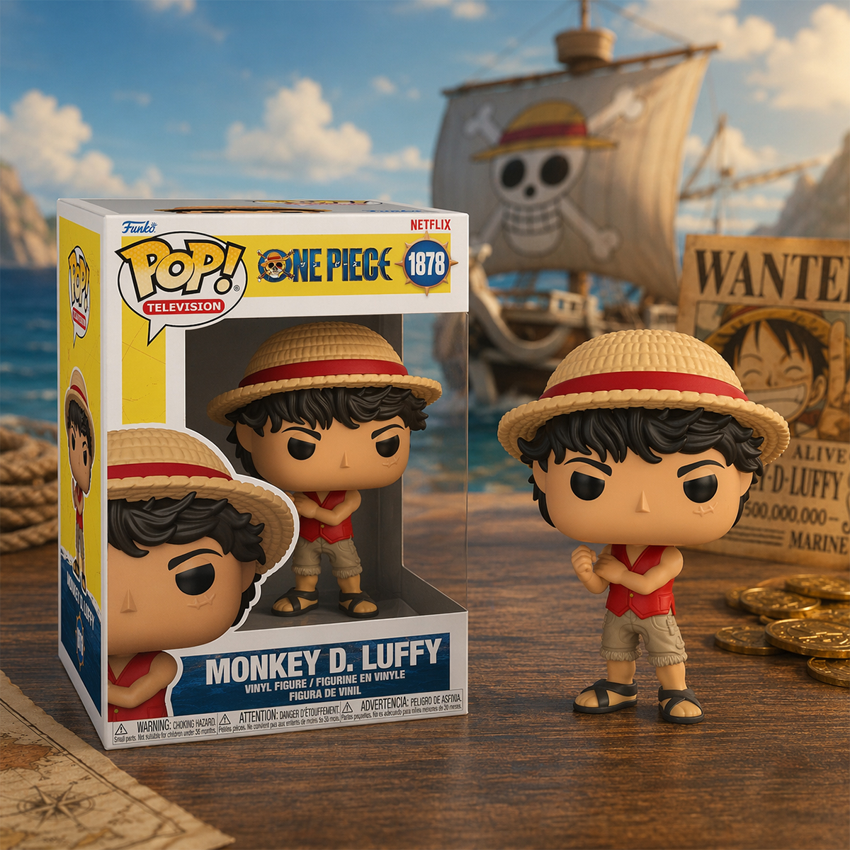 Funko POP! Big Smash Series S1 Action Figure - Luffy Funko POP! Big Smash Series S1 Action Figure - Luffy