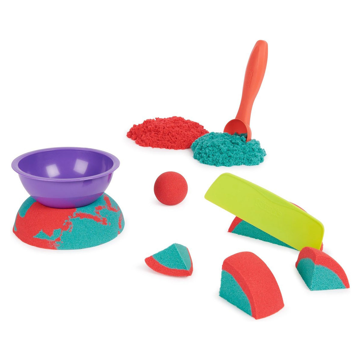 Kinetic Sand Colorful Duo Sand Set for Kids' Creativity