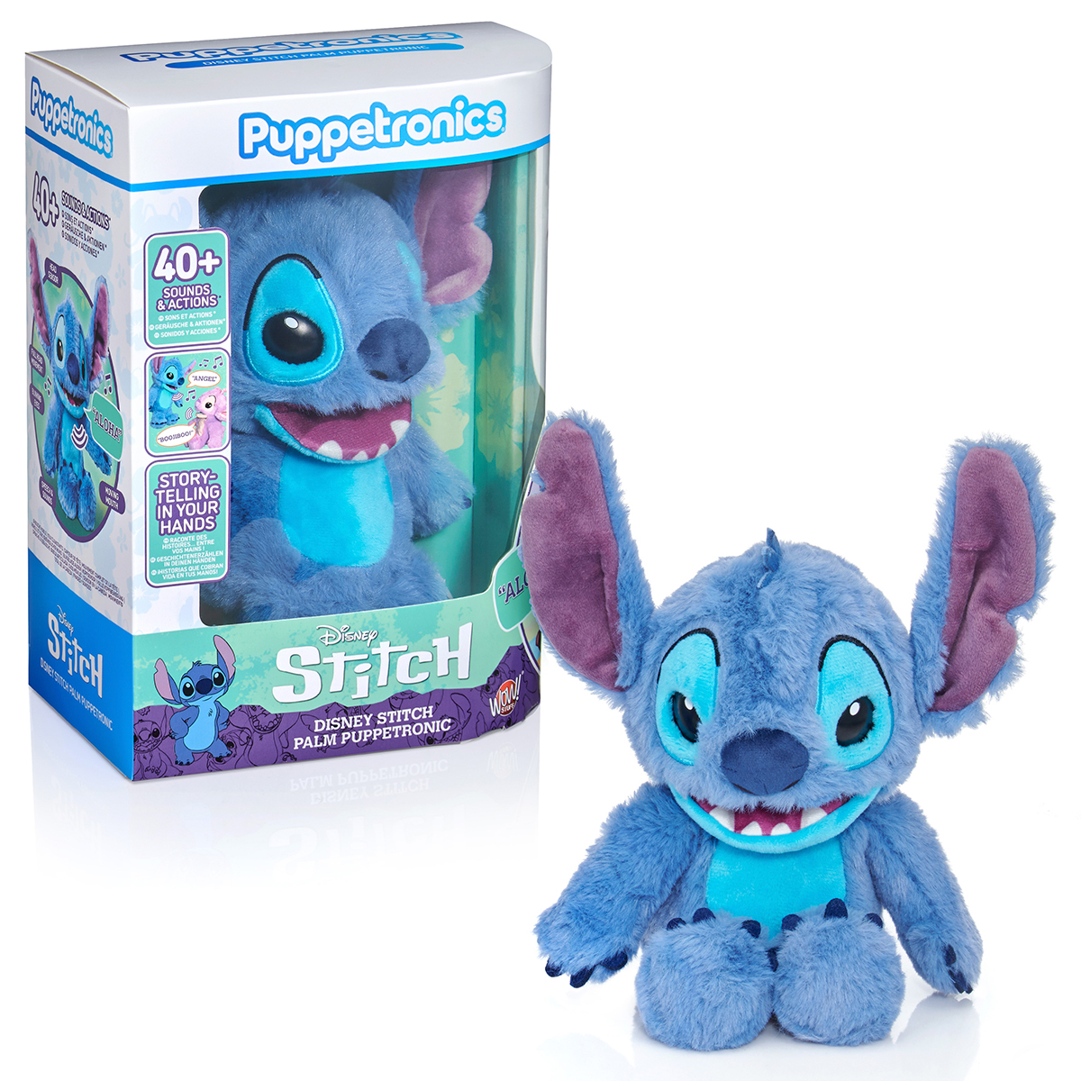 Интерактивная мягкая игрушка Puppetronic by Real FX Palm серии Disney - Стич