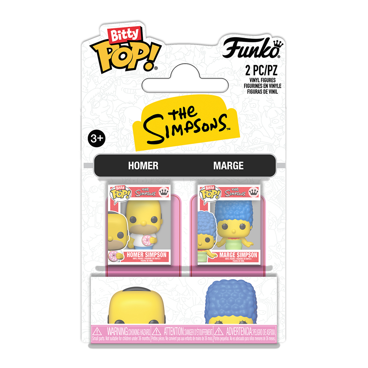Bitty POP! Simpsons action figure set - Homer and Marge