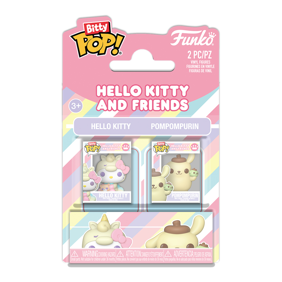 Bitty POP! series Sanrio action figure set - Hello Kitty and Pompompurin