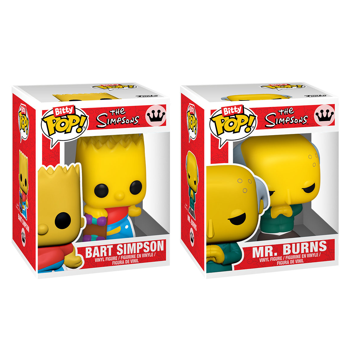 The Simpsons Bitty POP! Action Figure Set – Bart and Mr. Burns The Simpsons Bitty POP! Action Figure Set – Bart and Mr. Burns