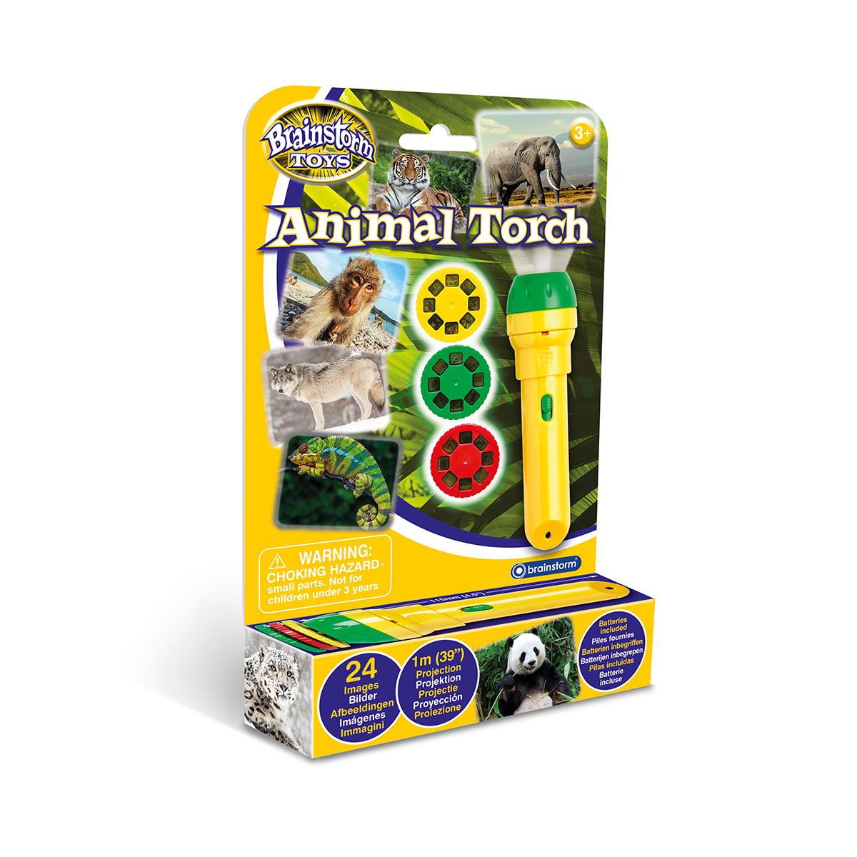 Brainstorm Flashlight Projector - In the World of Animals (3 disks, 24 pictures) Brainstorm Flashlight Projector - In the World of Animals (3 disks, 24 pictures)