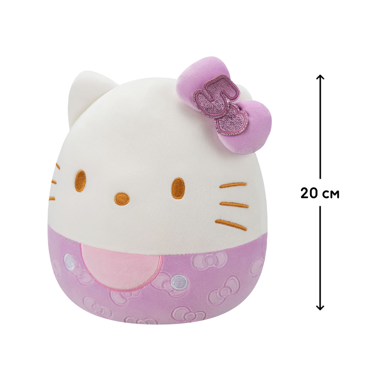 Мягкая игрушка Squishmallows – Хеллоу Китти в фиолетовом (20 cm) Мягкая игрушка Squishmallows – Хеллоу Китти в фиолетовом (20 cm)