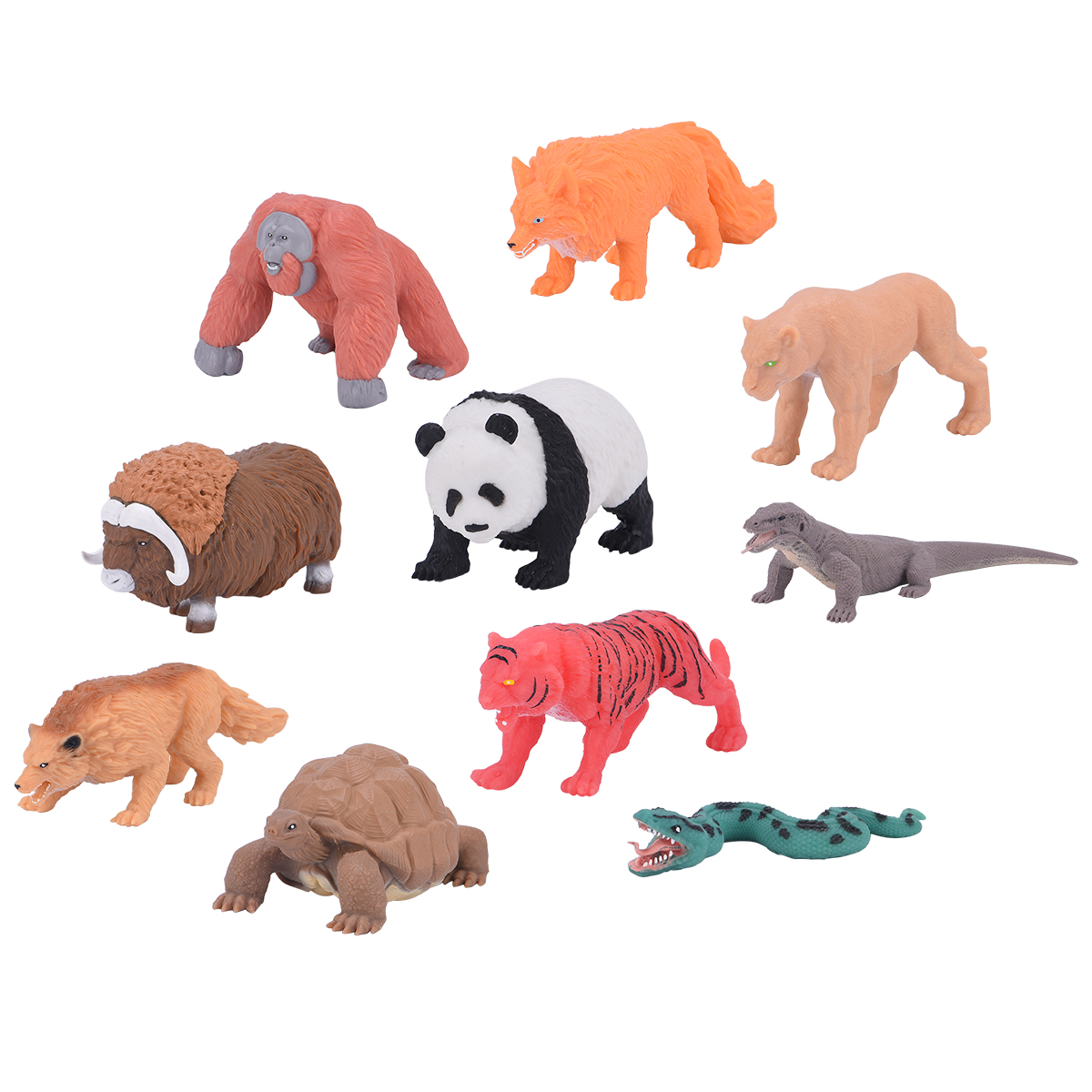 Animal Stretch Toy Display - Wildlife Guardians (10 pcs) Animal Stretch Toy Display - Wildlife Guardians (10 pcs)